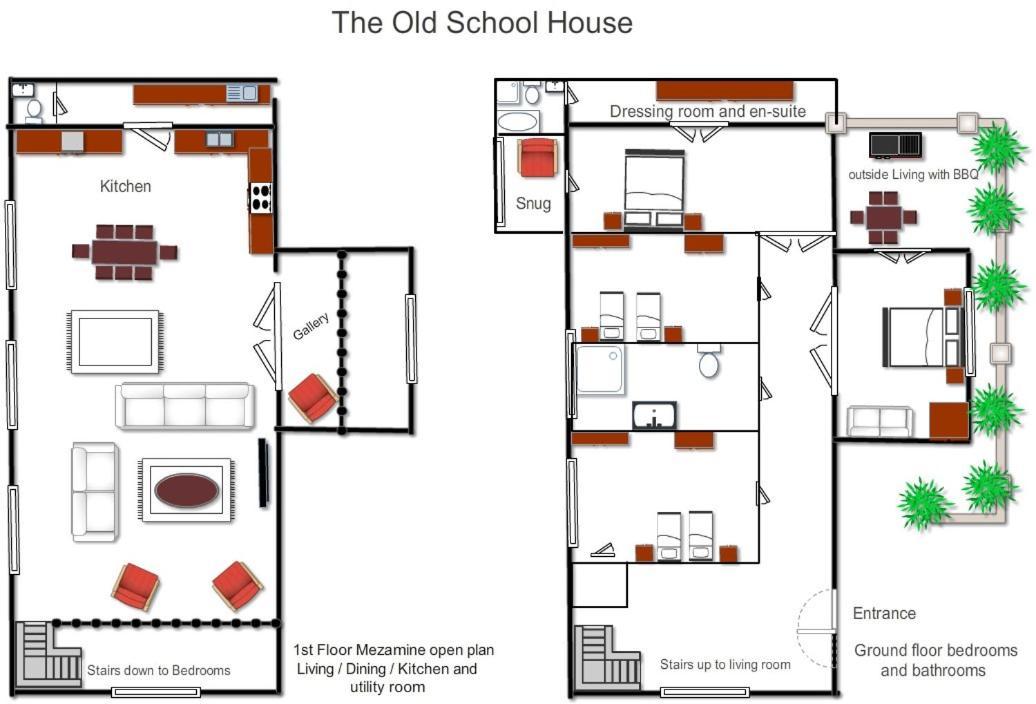 Villa Old School House Bury St. Edmunds Exterior foto
